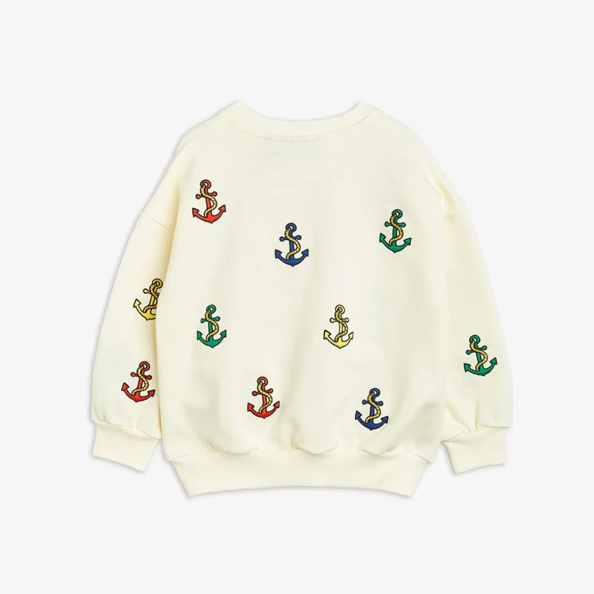 Anchor Embroidered Sweatshirt Offwhite