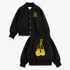 Besesaka Satin Baseball Jacket