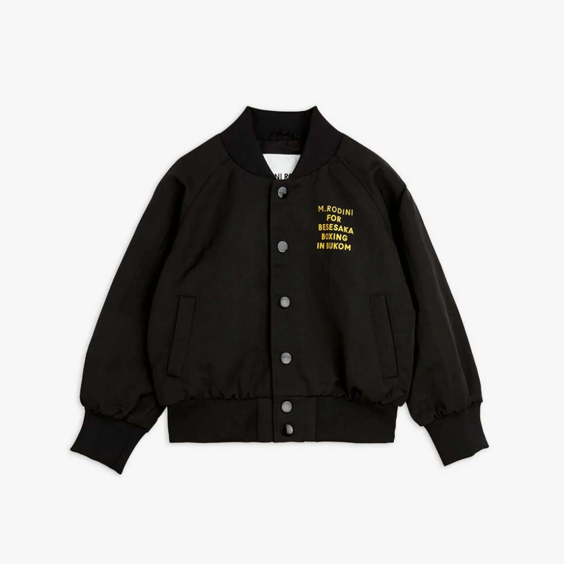 Besesaka Satin Baseball Jacket