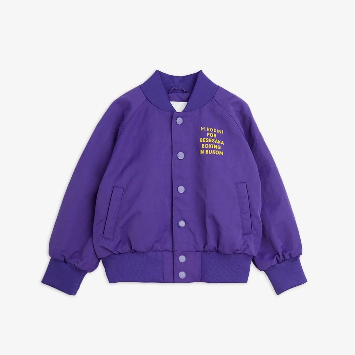 Besesaka Satin Baseball Jacket