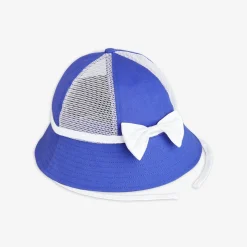 Bow mesh sun hat