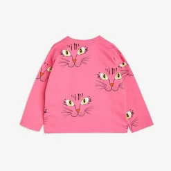 Cat Face Long Sleeve T-Shirt