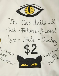 Cat Tells All Satin Jacket
