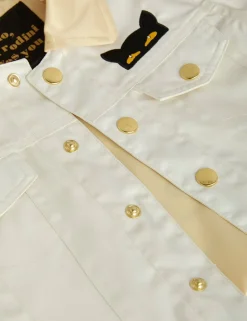 Cat Tells All Satin Jacket