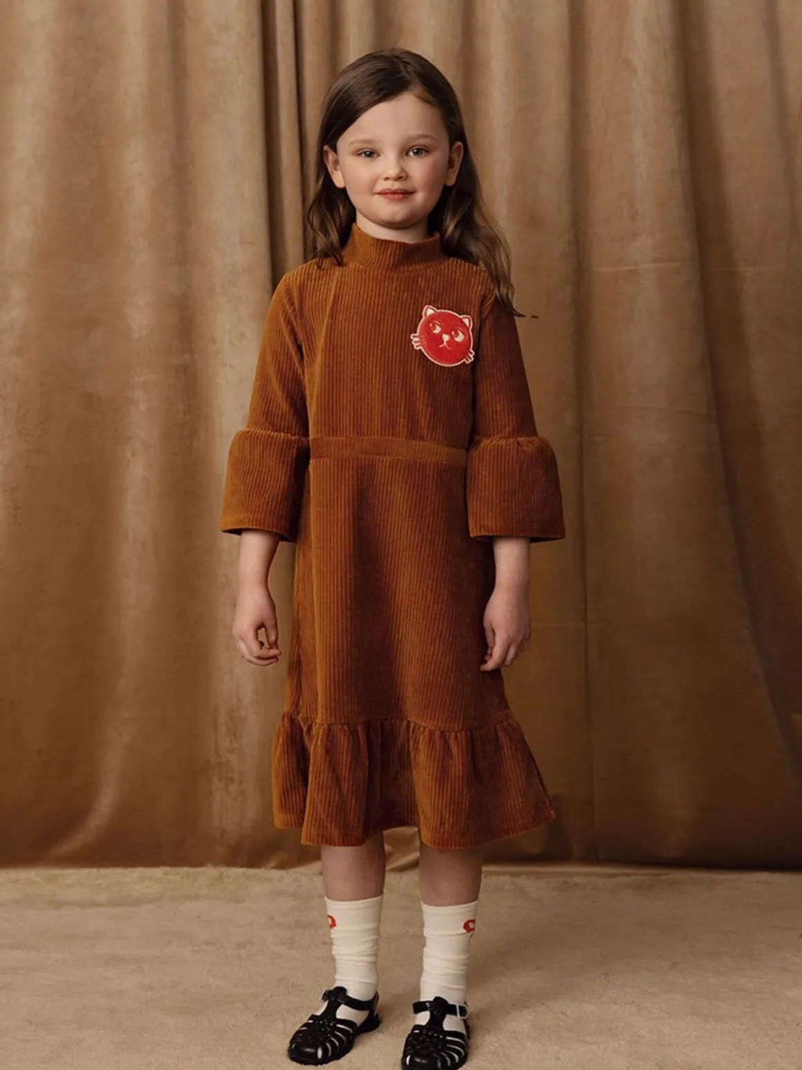 Cats Corduroy Dress