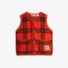 Check Fleece Vest