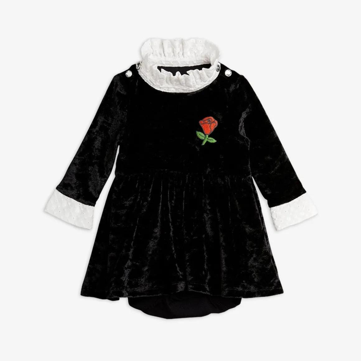 Crushed Velour Body With Skirt