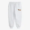 Dog Embroidered Sweatpants