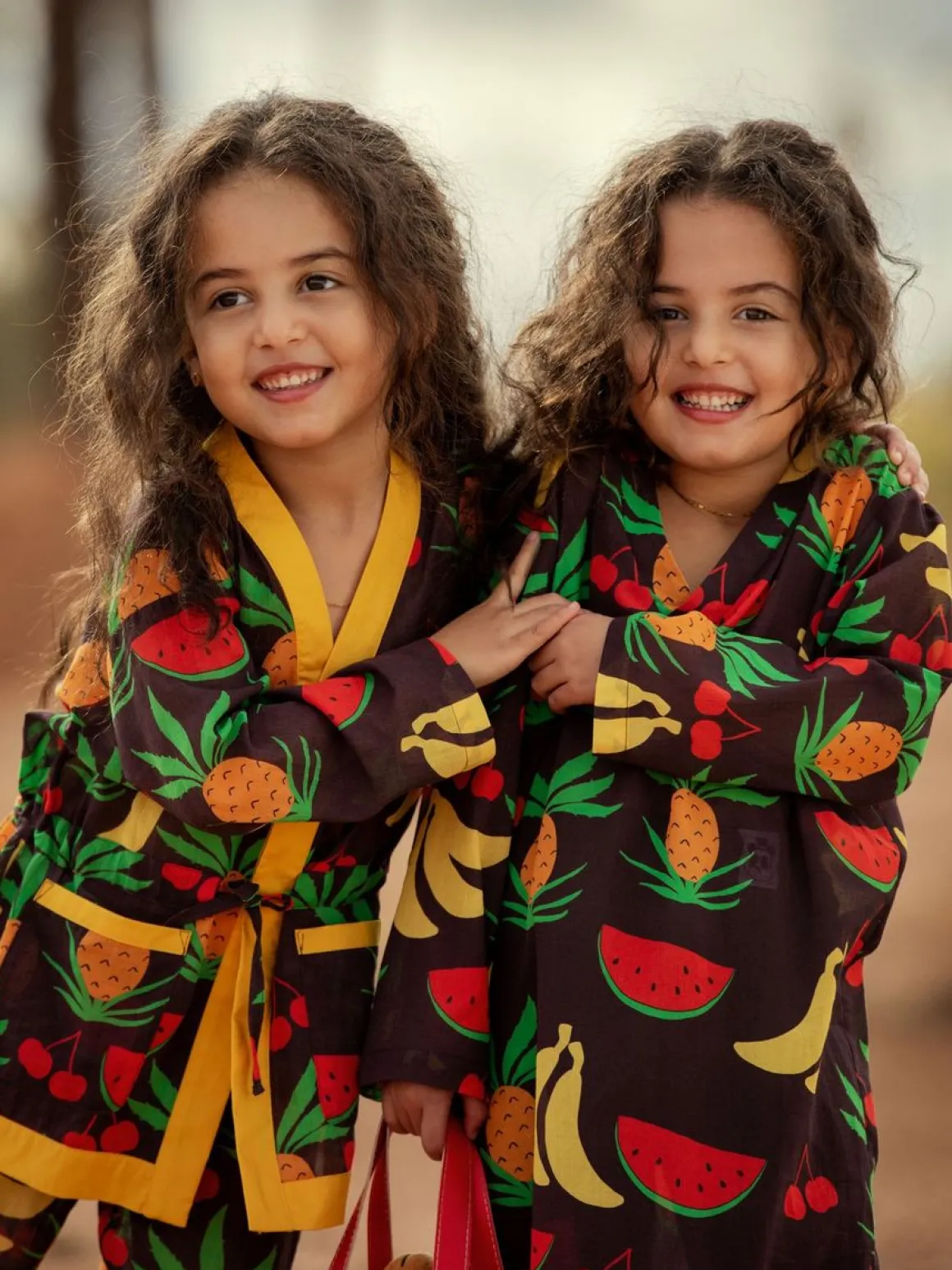 Fruits Woven Kaftan