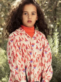 Fuchsia Woven Blouse