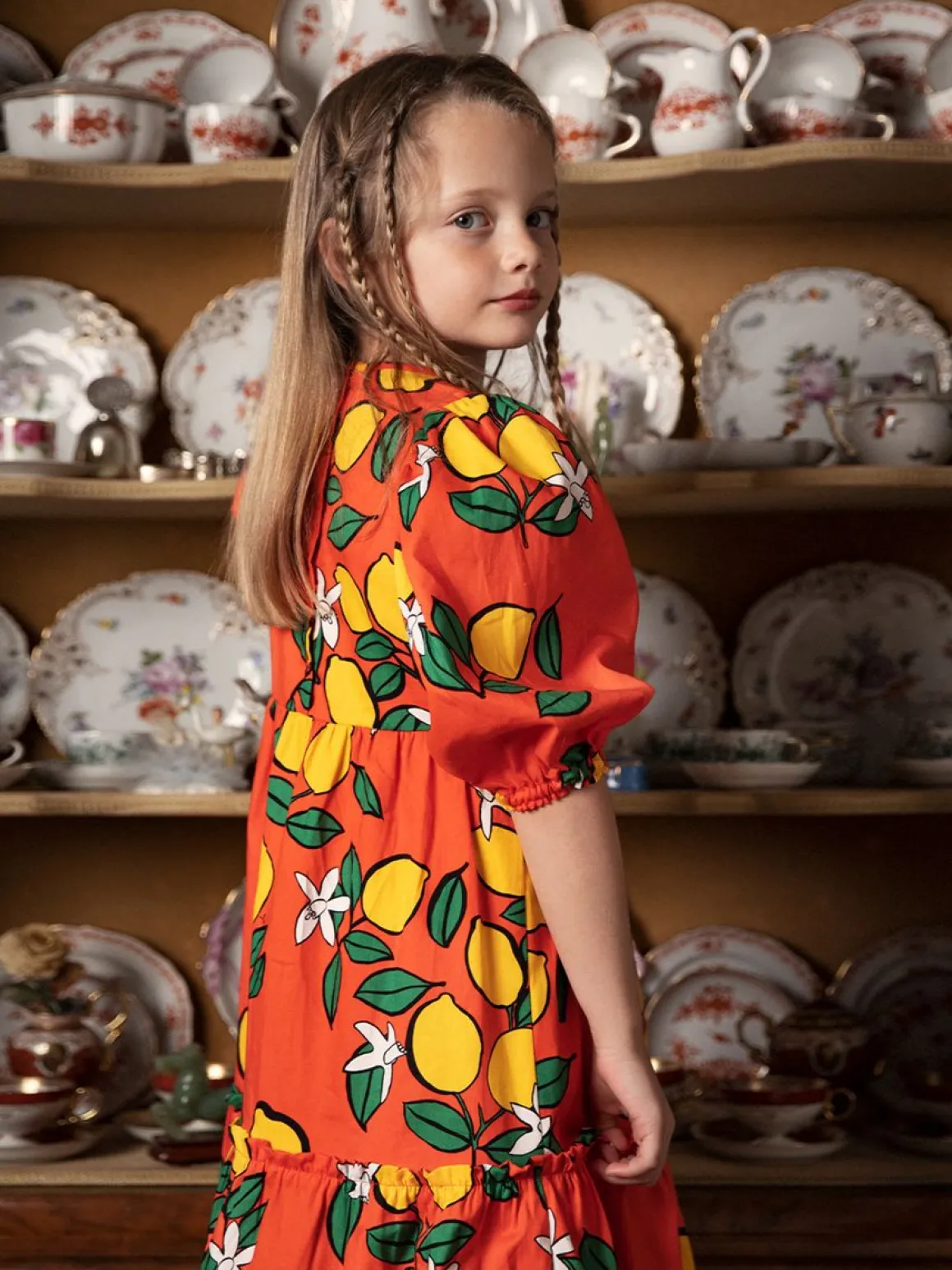 Lemons Woven Dress
