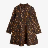 Leopard Brushed Dress