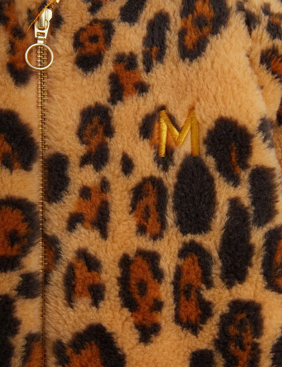 Leopard Faux Fur Baby Overall