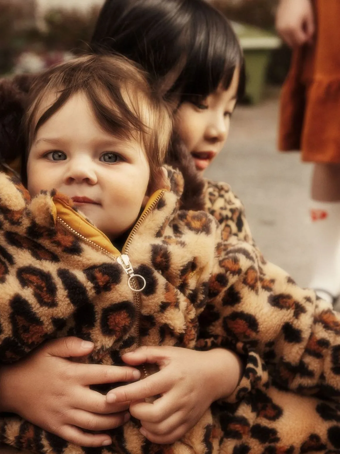Leopard Faux Fur Baby Overall