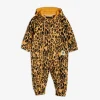 Leopard Fleece Onesie