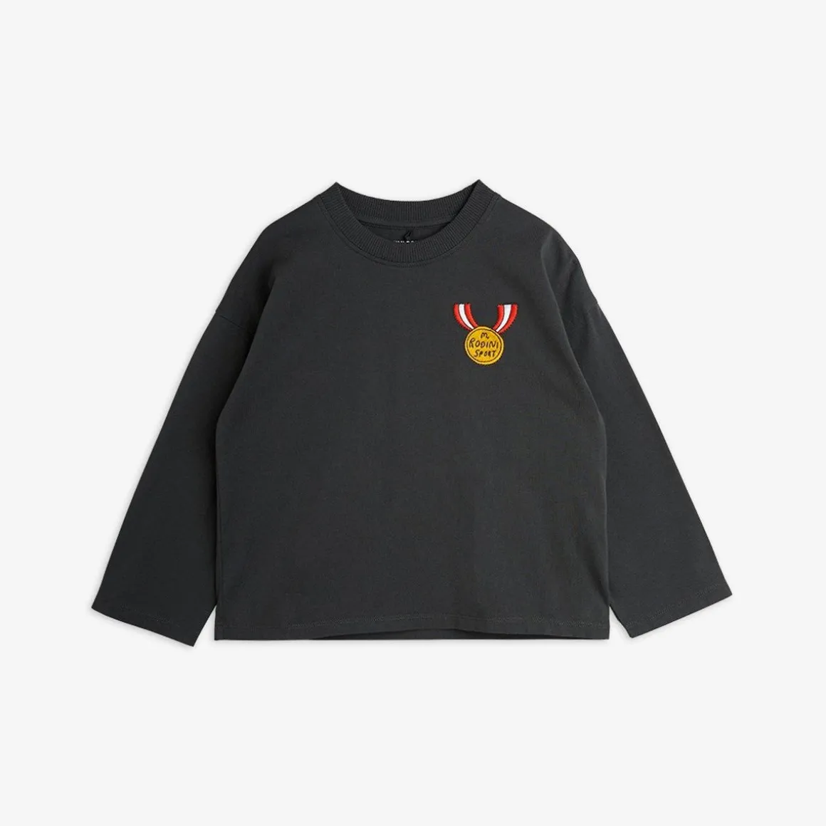 Medal Embroidered Long Sleeve T-Shirt