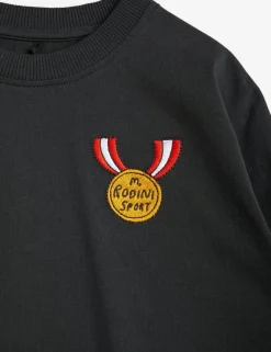 Medal Embroidered Long Sleeve T-Shirt