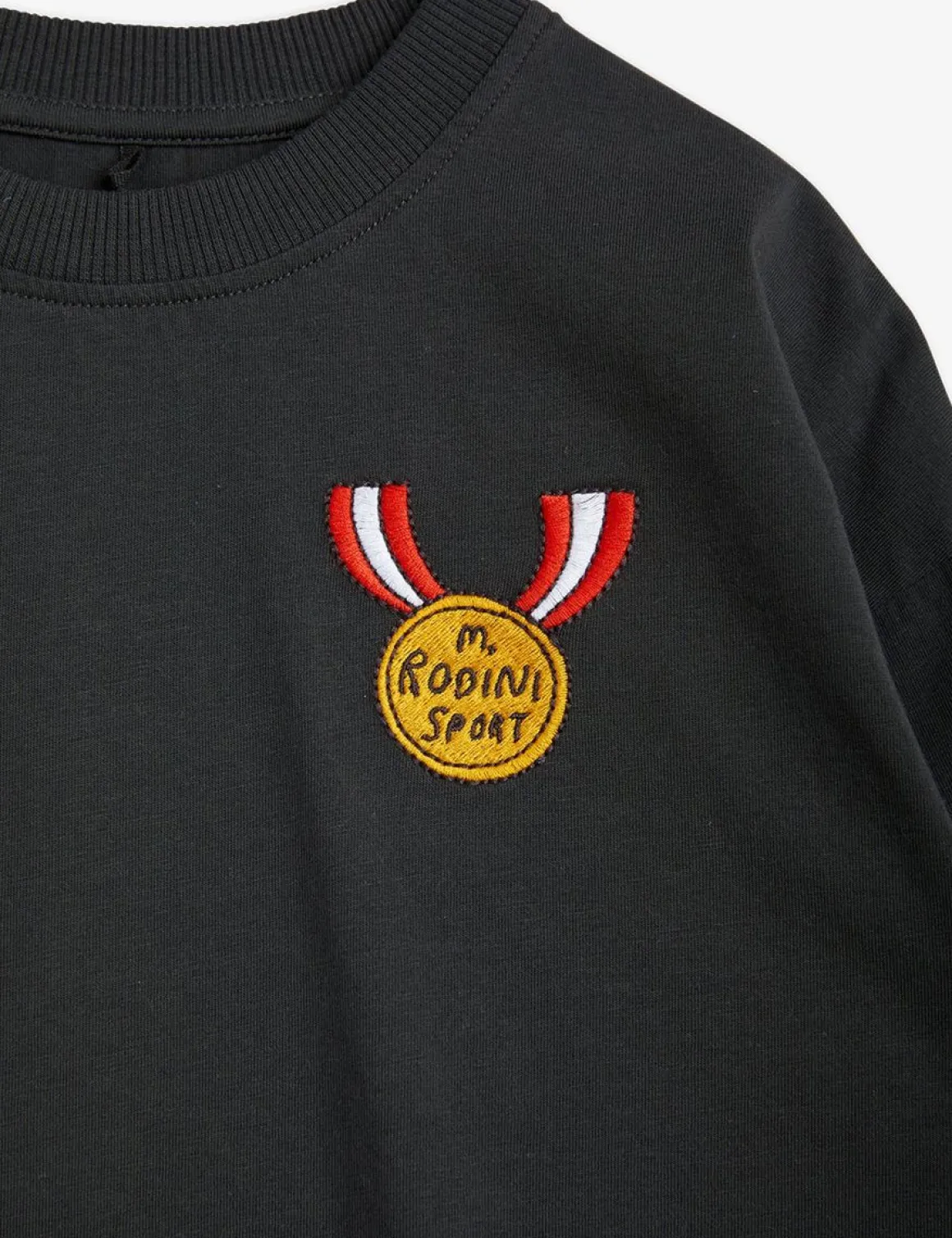 Medal Embroidered Long Sleeve T-Shirt