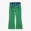 M.Rodini x Wrangler Flared Jeans Green