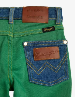 M.Rodini x Wrangler Flared Jeans Green
