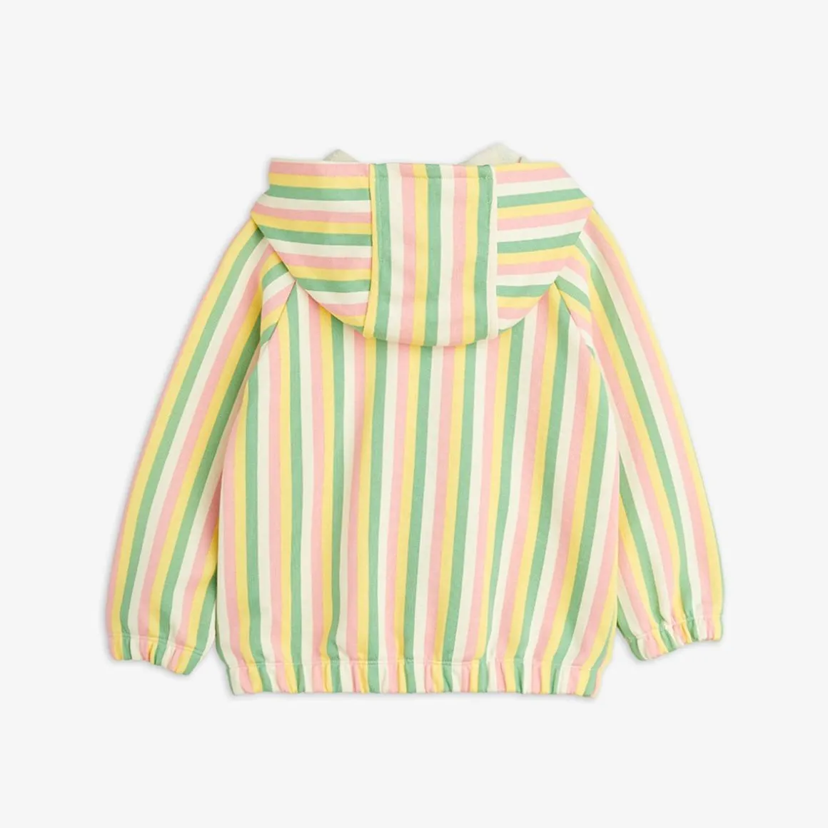 Pastel Stripe Zip Hoodie