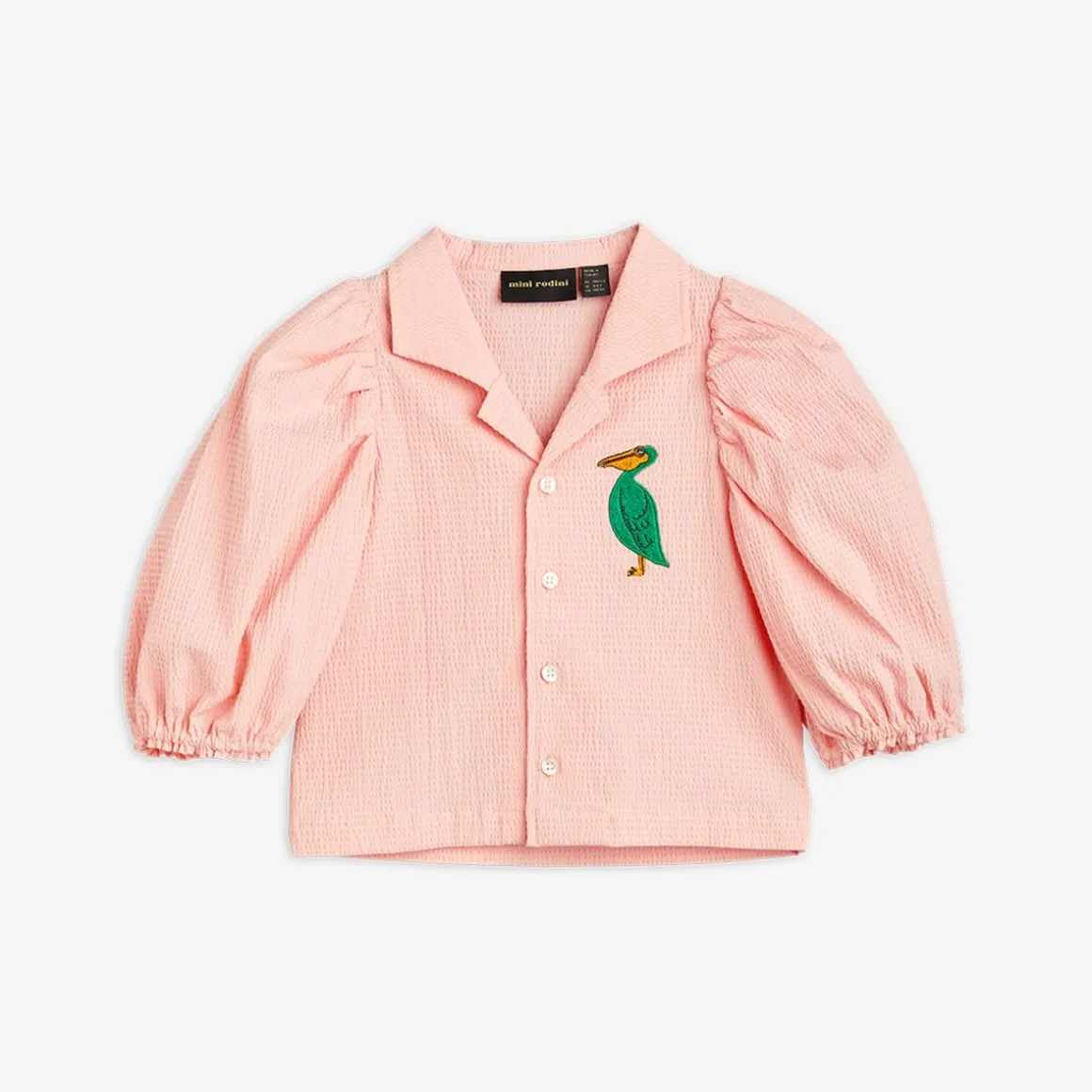 Pelican Seersucker Blouse