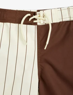 Pinstripe Swim Shorts