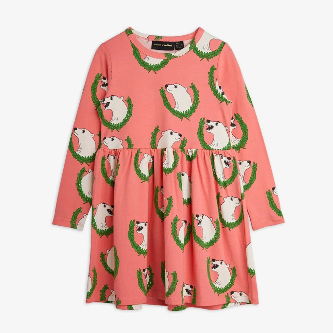 Polar bear long sleeve dress