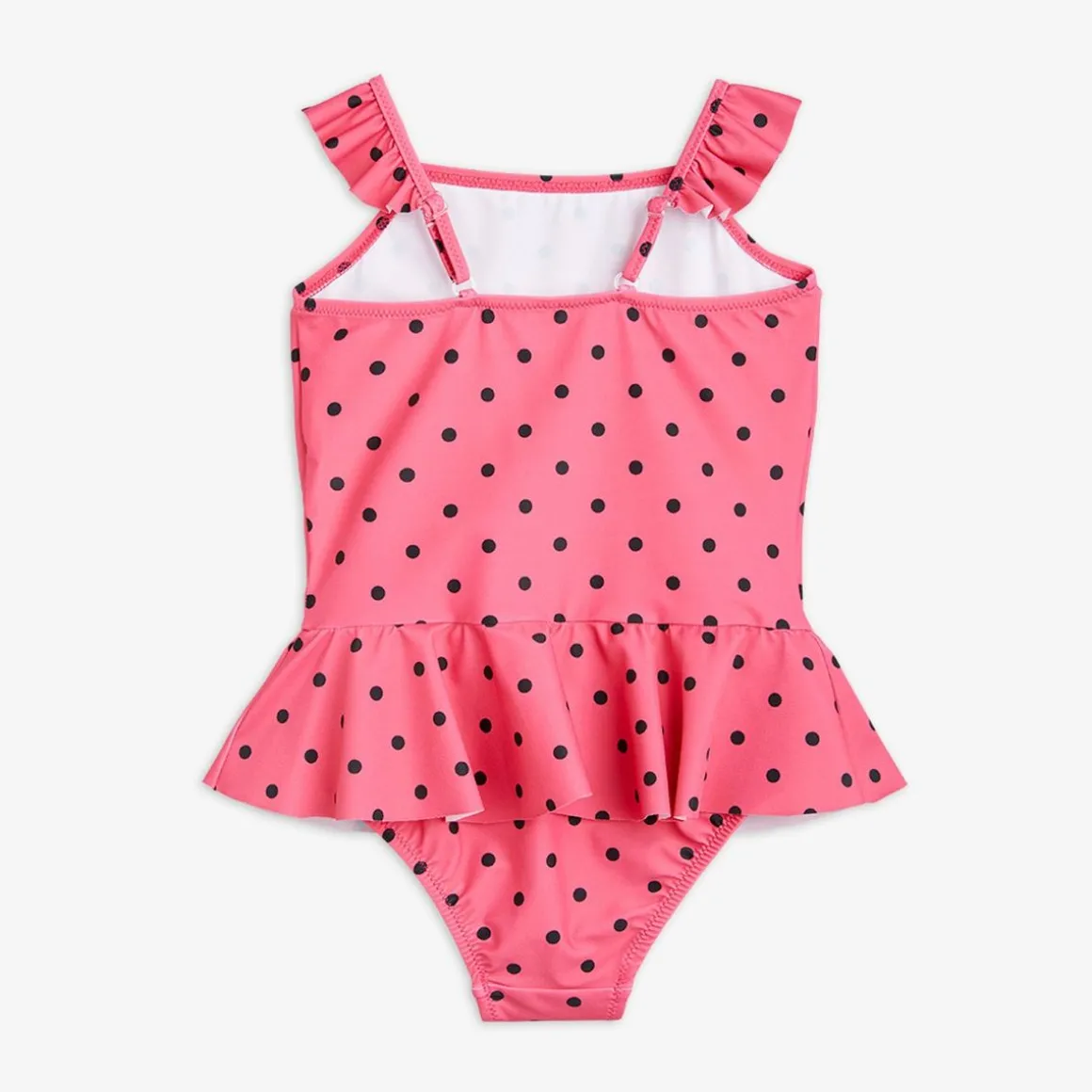Polka Dot UV Swimsuit with Skirt