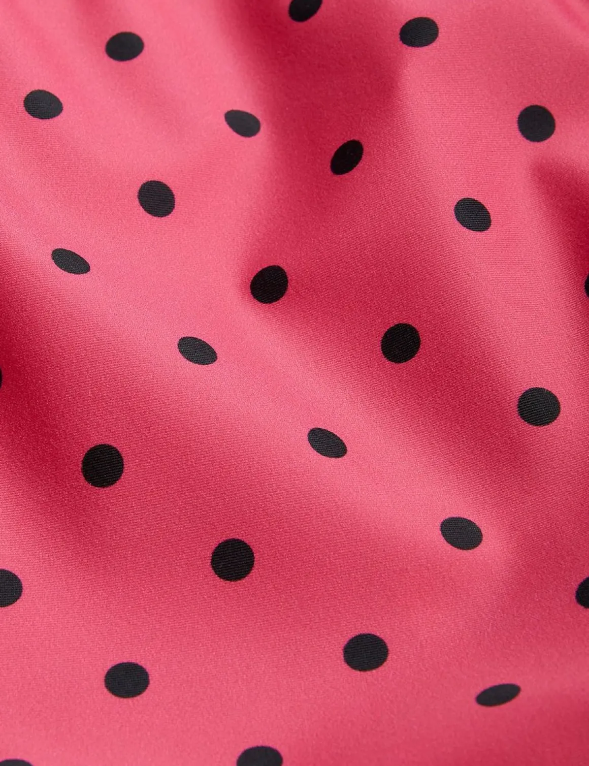 Polka Dot UV Swimsuit with Skirt