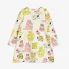Reading Cats Long Sleeve Dress