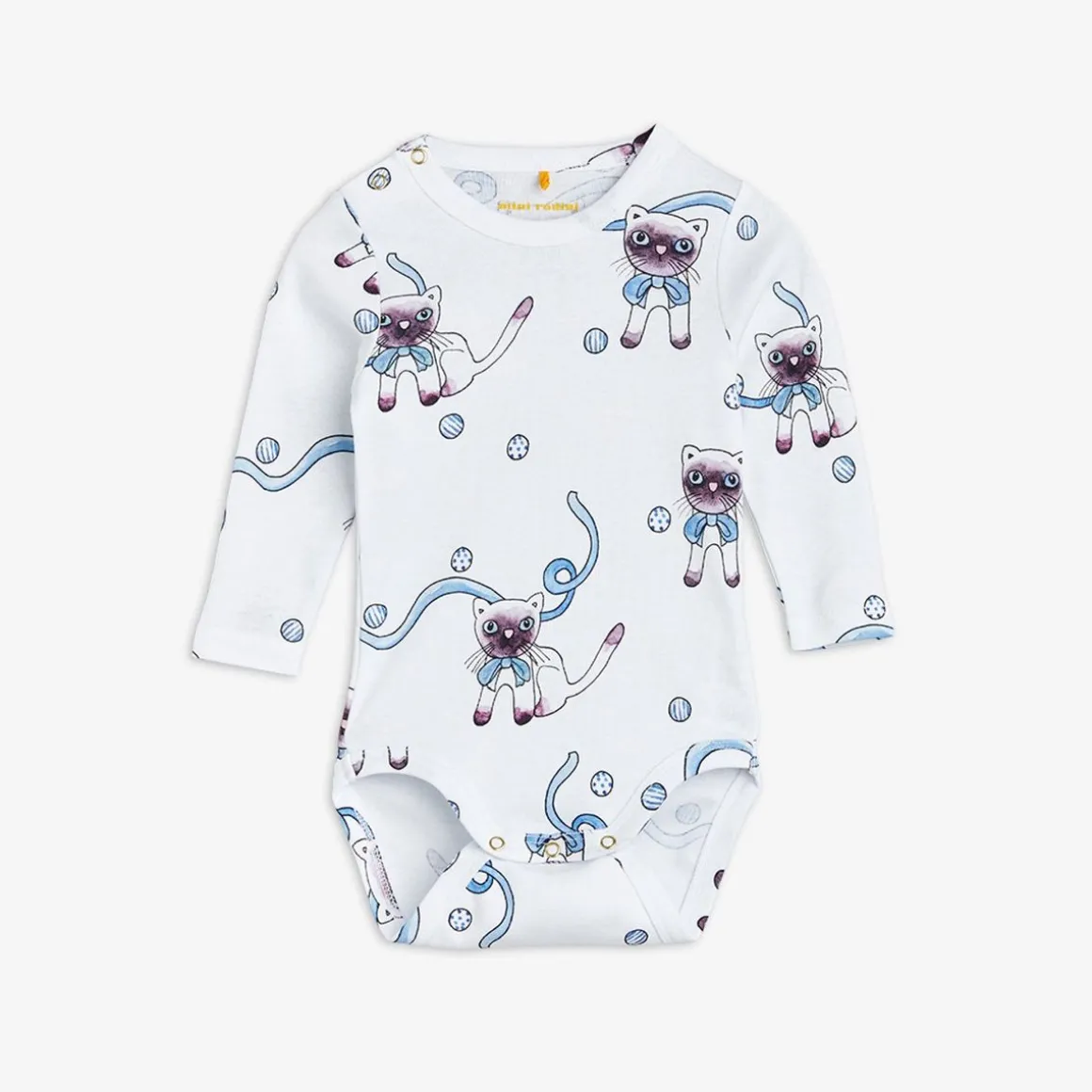 Siamese Cat Long Sleeve Bodysuit
