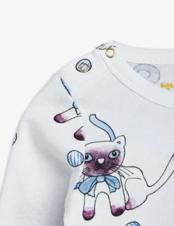 Siamese Cat Long Sleeve Bodysuit