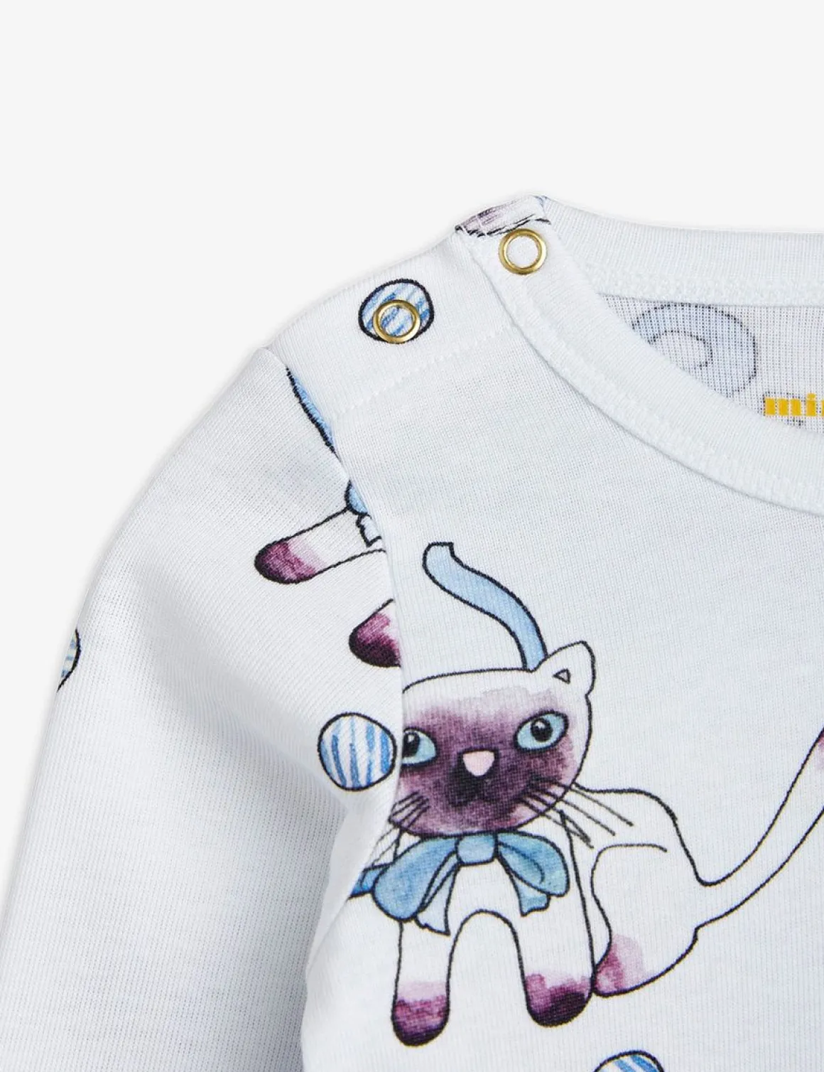 Siamese Cat Long Sleeve Bodysuit