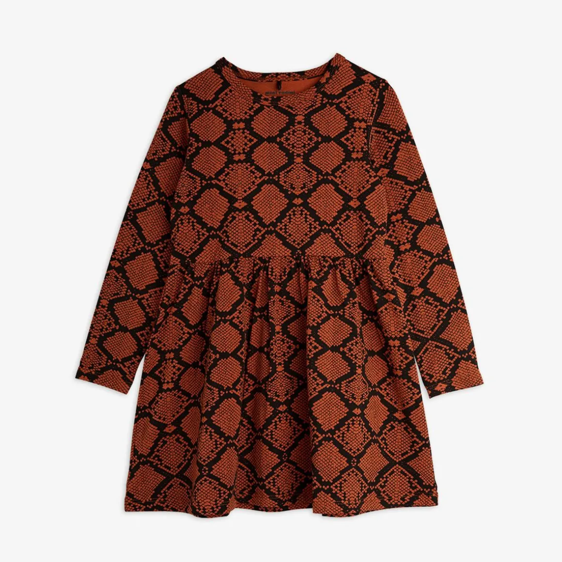 Snakeskin Dress Brown