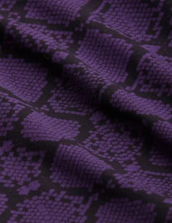 Snakeskin T-shirt Purple