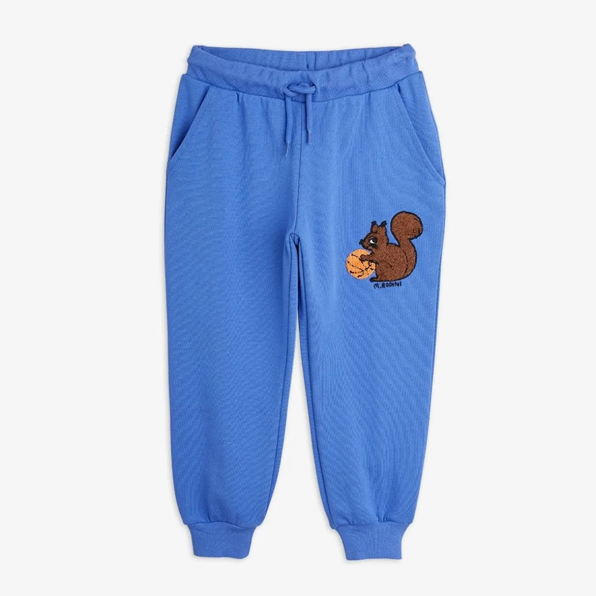 Squirrels Embroidered Sweatpants
