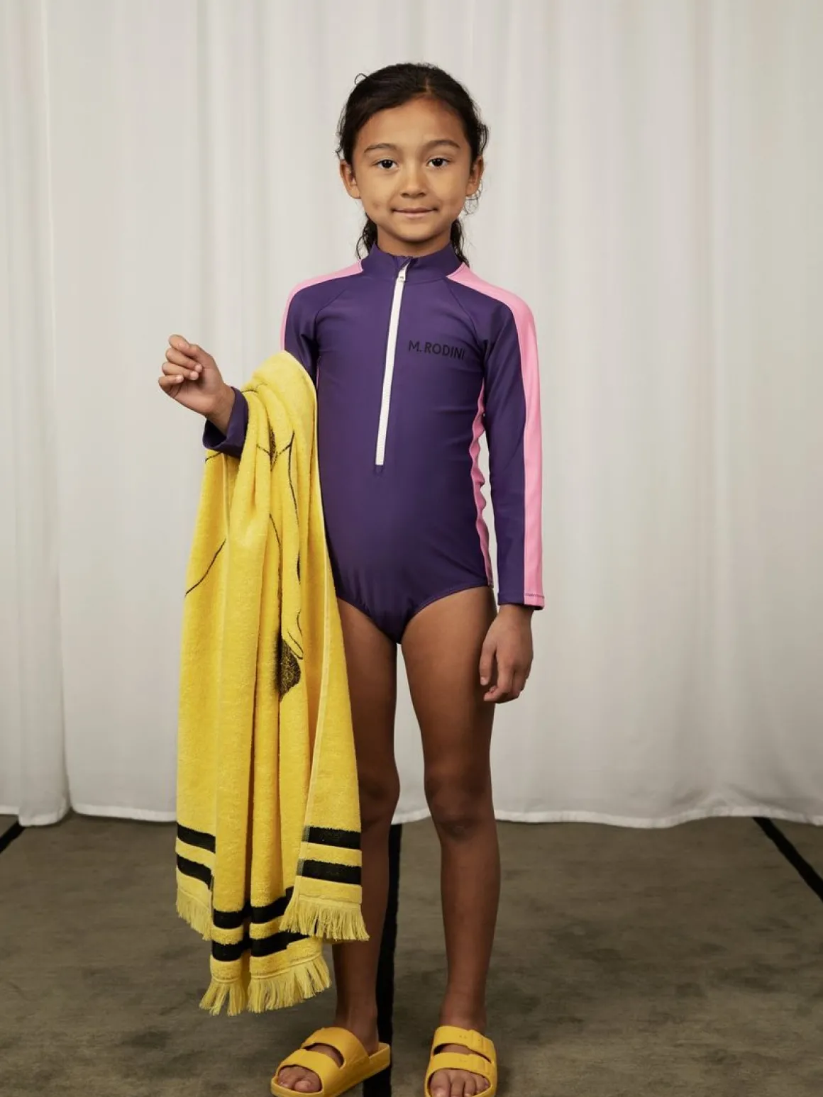 Sripe UV Swimsuit