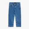 Straight denim jeans