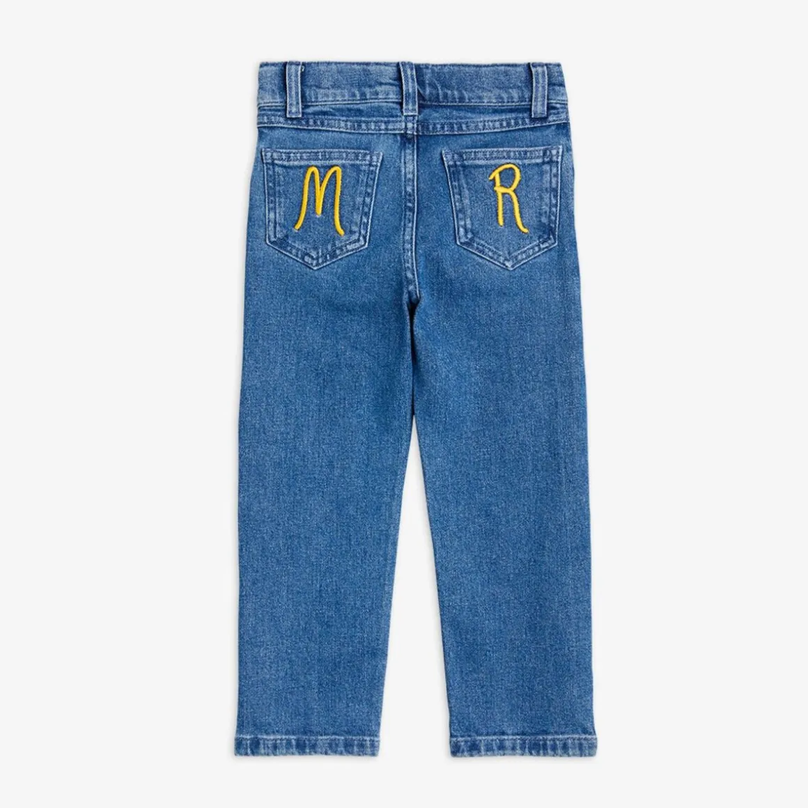 Straight denim jeans