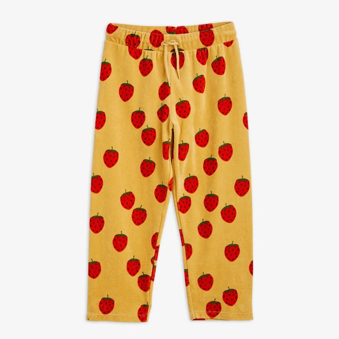Strawberries Velour Trousers