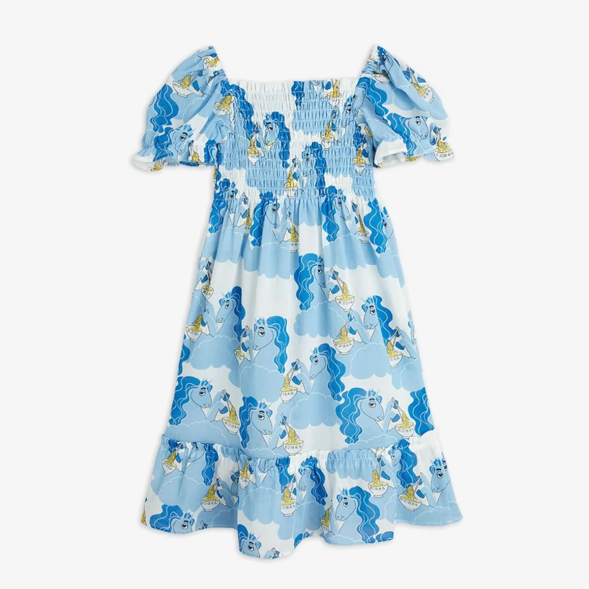 Unicorn Noodles Smock Dress