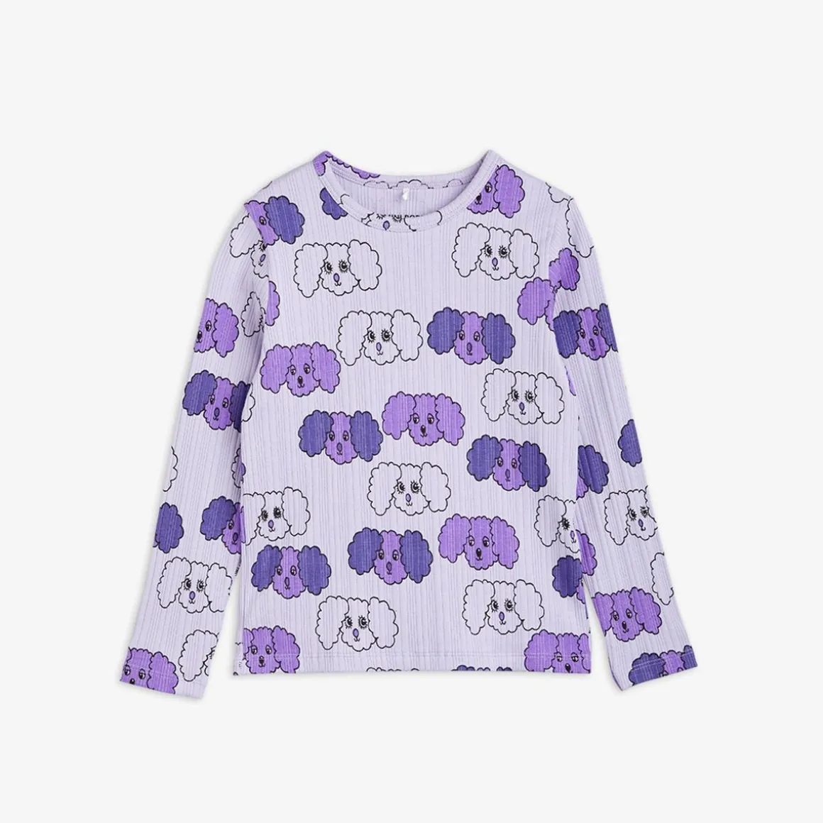 Upcycled Fluffy Dog Long Sleeve T-Shirt