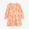 Winter Flowers Sweat Dress