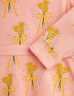 Winter Flowers Sweat Dress